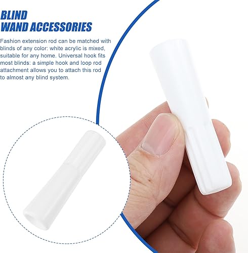 Miniatura 4 de Piezas de repuesto para persianas verticales, gancho para persianas y asa, gancho para punta de varita, abridor de persianas de plástico