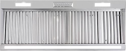 Miniatura 13 de Akicon Campana extractora de 30 pulgadas, 600 CFM con 4 velocidades, campana de estufa de conducto ultra silenciosa, luces LED de 3CCT y filtros