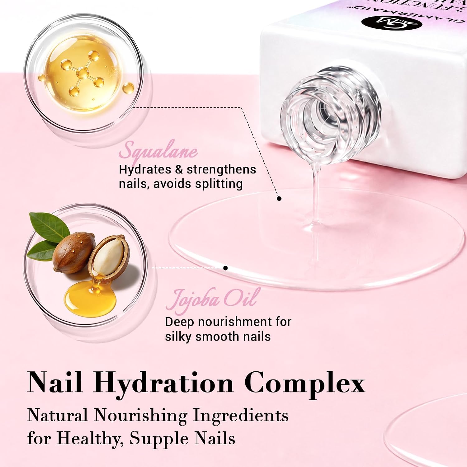 GLAMERMAID Nail Dehydrator and Primer Hema-Free Nourishing Prep Clear 15ml