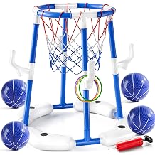 JUKUDAHU Pool Basketball Hoop for Kids 3-12 Years