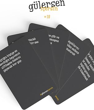 Gülersen İçersin, +18 Ceza Oyunu, Kahkaha Garantili Parti Kartları