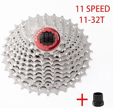 11-Speed Cassette 11-25T/28T/30T/32T/34T/36T/40T/42T/46T/50T/52T Mountain Bike/Road Bike Cassette 11-Speed Bicycle Cassette Sprocket Compatible with Shimano Ultegra XT Sunrace Sram