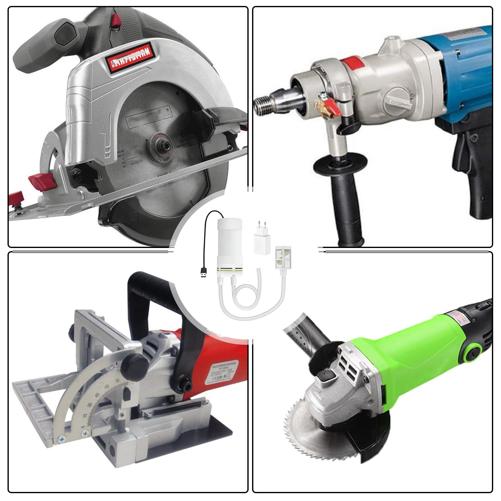 Pompa autoadescante USB per l'acqua, Mini pompa elettrica dell'acqua, Pompa elettrica da 5V autoadescante con tubo PVC da 1m e caricatore USB, Pompa autoadescante USB per l'acqua, Mini pompa elettrica
