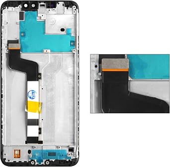 SRJTEK Screen Replacement for Xiaomi Redmi Note 6 Pro/Redmi Note 6pro LCD Display Touch Digitizer Panel with Frame Full Assembly Repair Kits Black