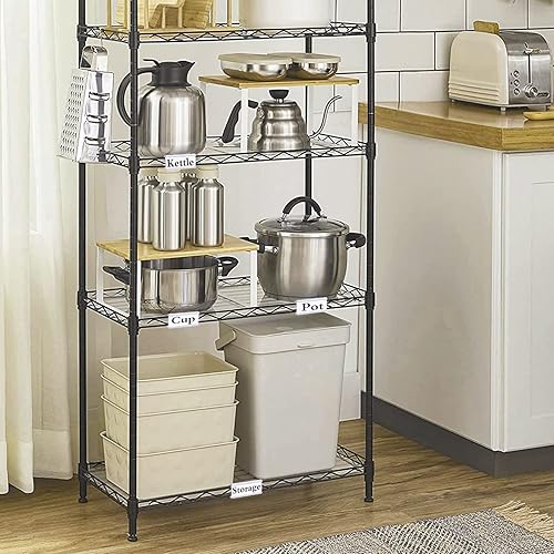 Miniatura 6 de Wire Shelf Label Holders Compatible with Metro 1-1/4in Shelves, ELEMGULY 30 Pack 3in Lx1.4in H Plastic Wire Shelf Label Clips with Label Paper