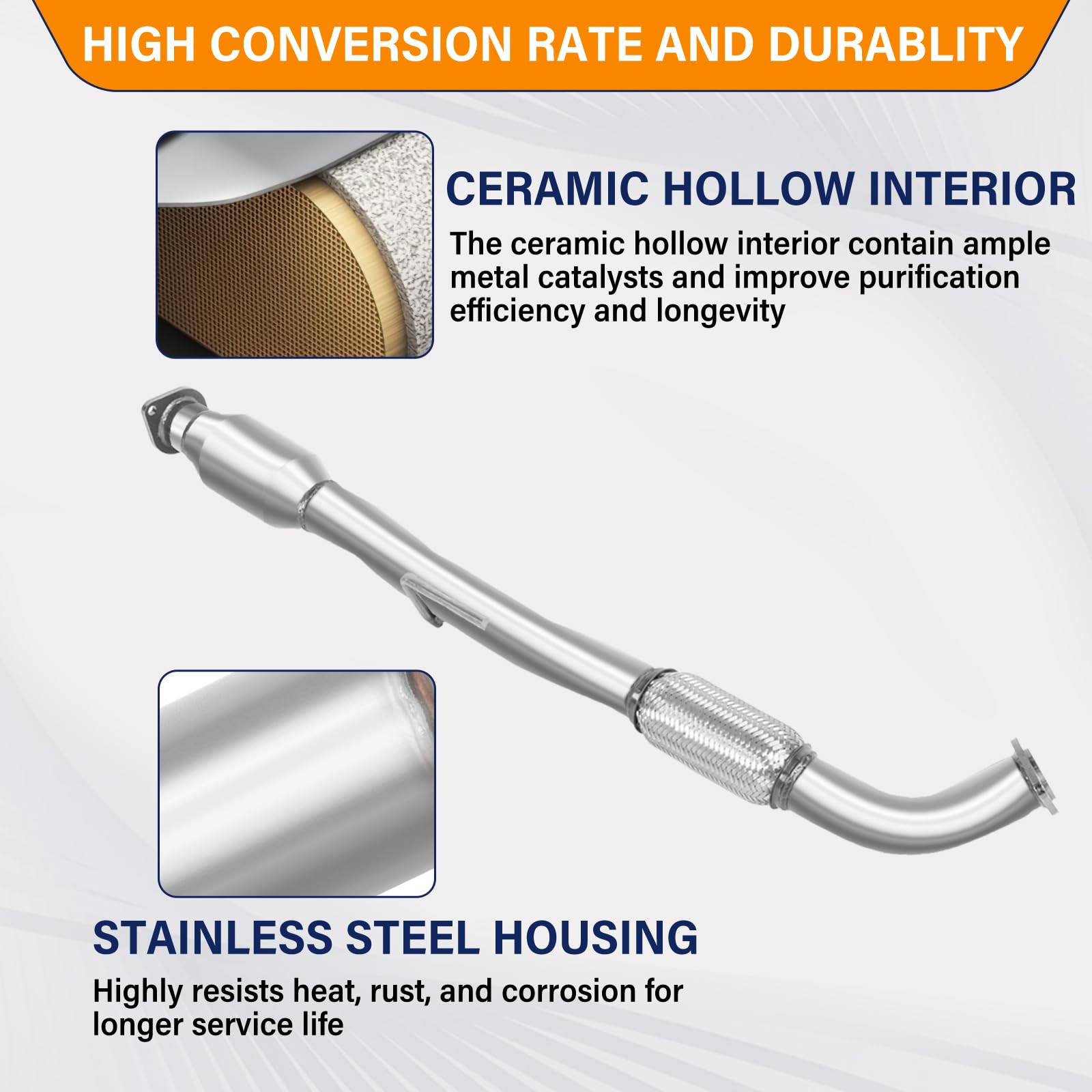 Amazon | フロント触媒コンバーター エキゾーストマニホールド 2002