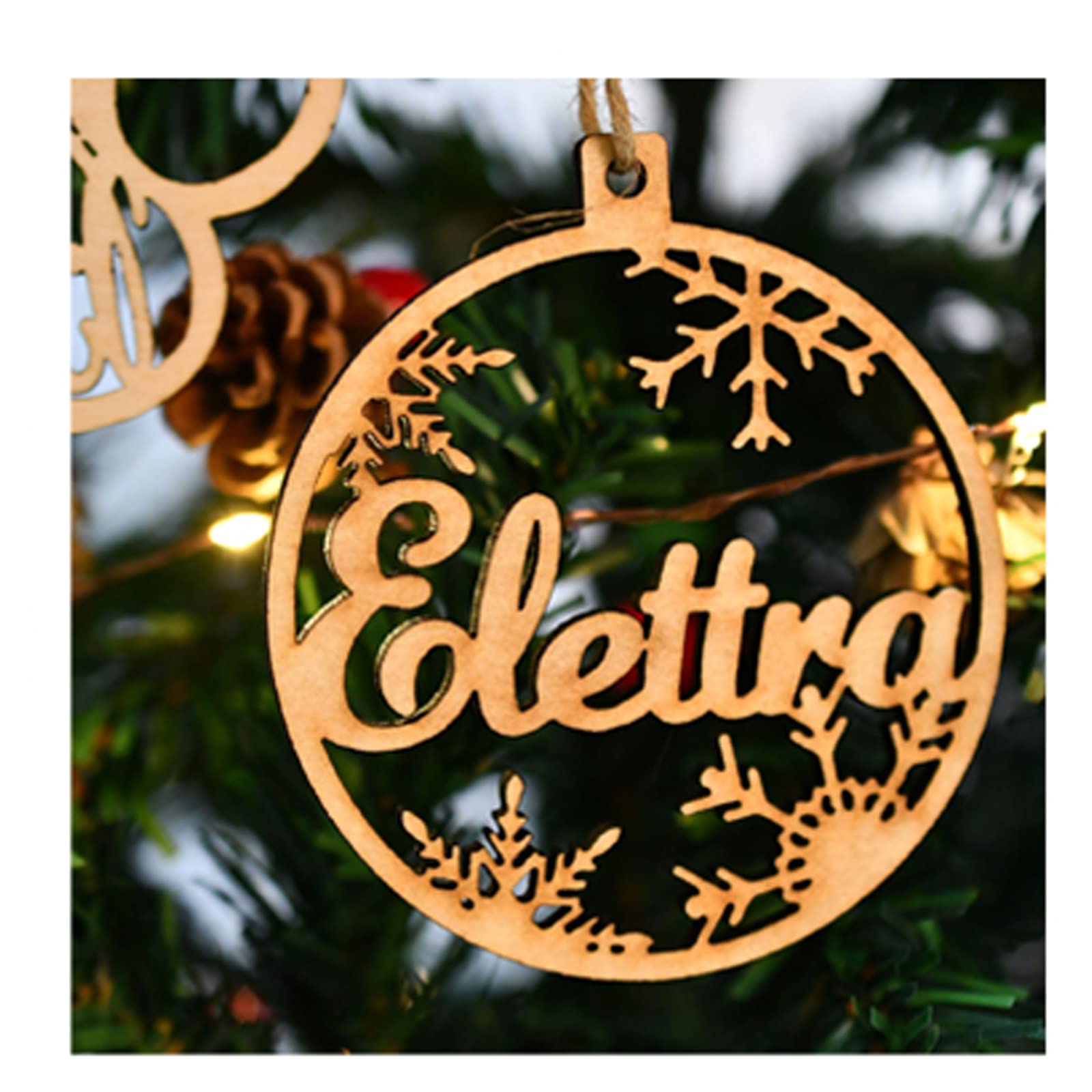 Adorno de Navidad para perro, adornos de pata de mascota, adornos personalizados para gatos, adorno en memoria de mascota, adorno de Navidad personalizado para animales. (H,1 unidad)
