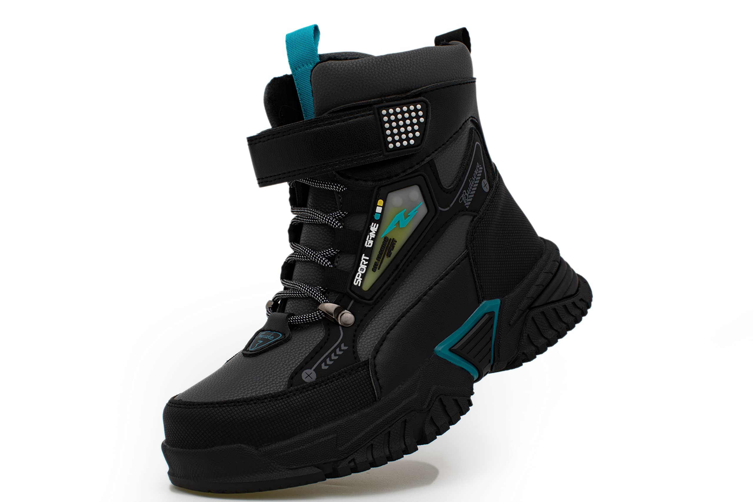 Lucky KidsUnisex Hiking Boots - Outdoor Winter Shoes for Boys and Girls, Comfortable Non-slip Antiskid Design for Walking and Climbing