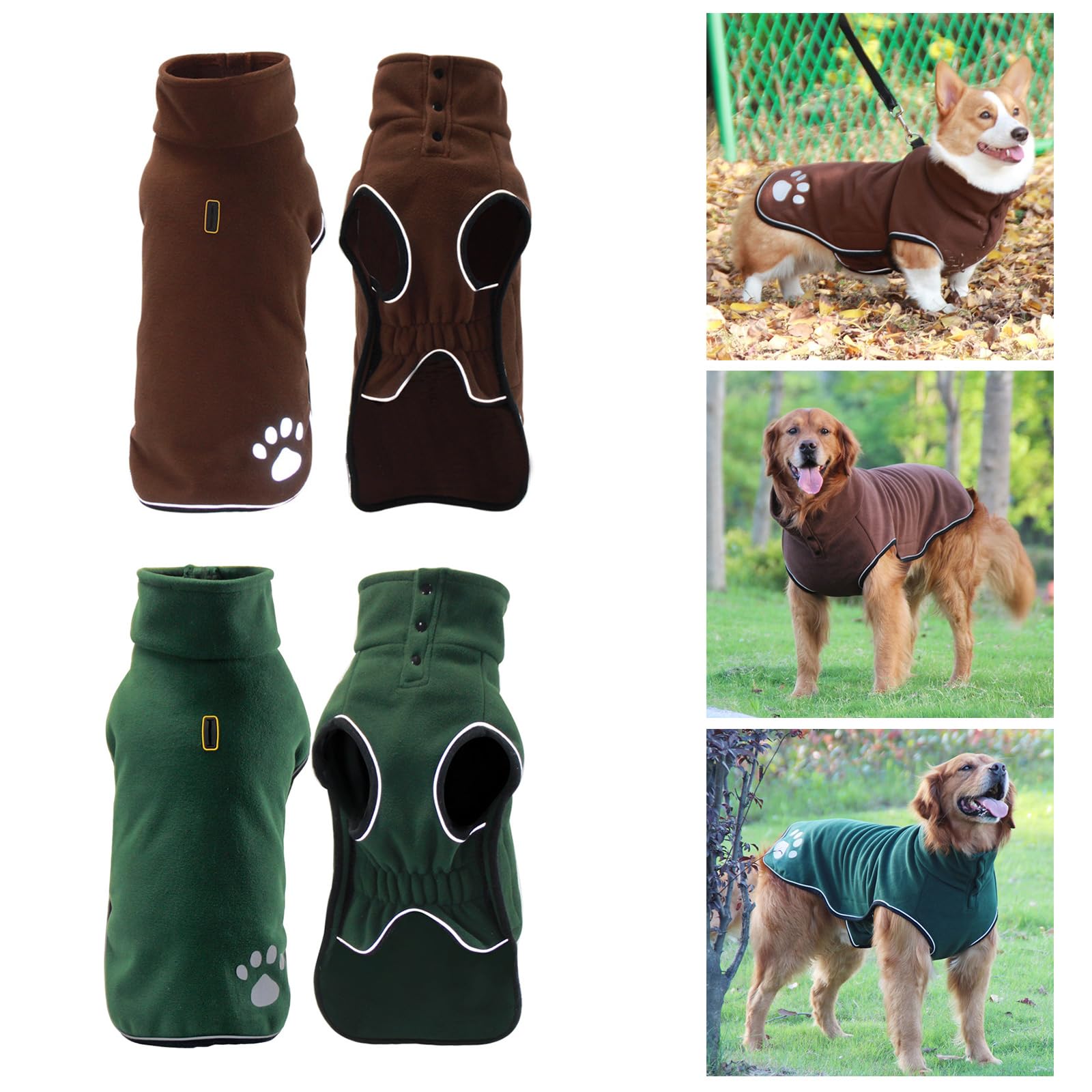 Vestiti per cani Media Size Abbigliamento per cani Pet Cold Weather Giacche Pet Fashion Gilet per passeggiate serali