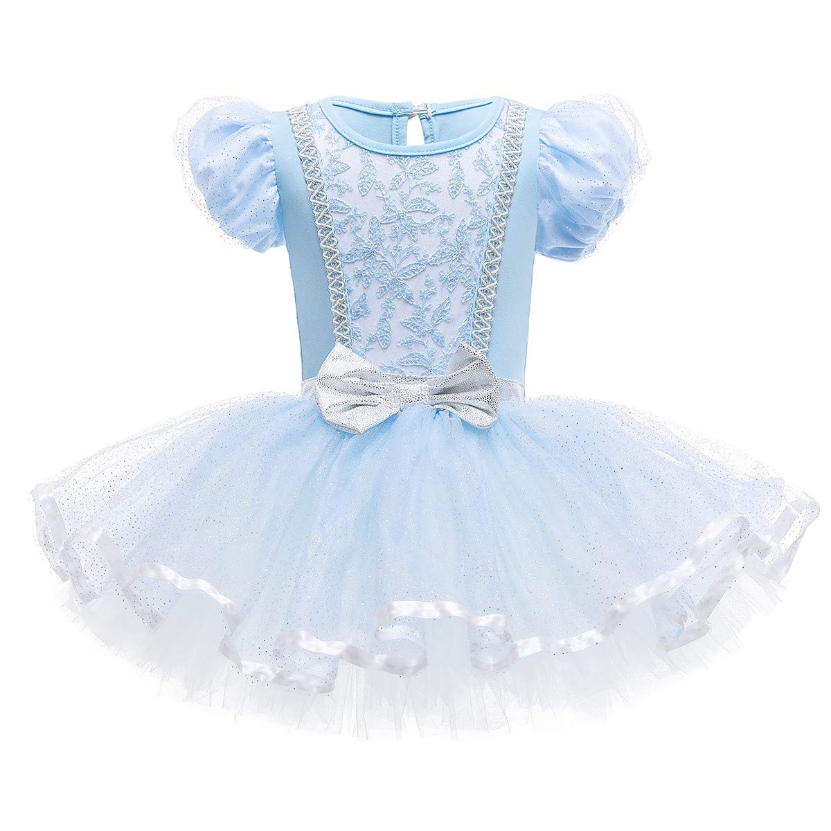 REXREII Toddler Girls Princess Ballerina Tutu Dress Kids Sofia Snow White Frozen Elsa Fancy Dress Up Halloween Costume