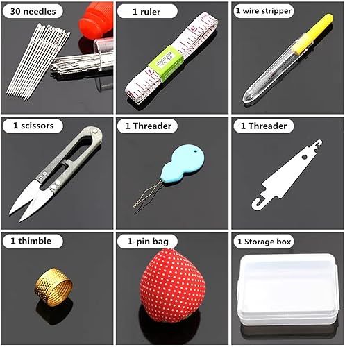 Miniatura 2 de Dimensean 36 piezas de hilos de bordado, hilo de bordado arco iris, hilo de punto de cruz, madejas de hilo de algodón para manualidades a mano,