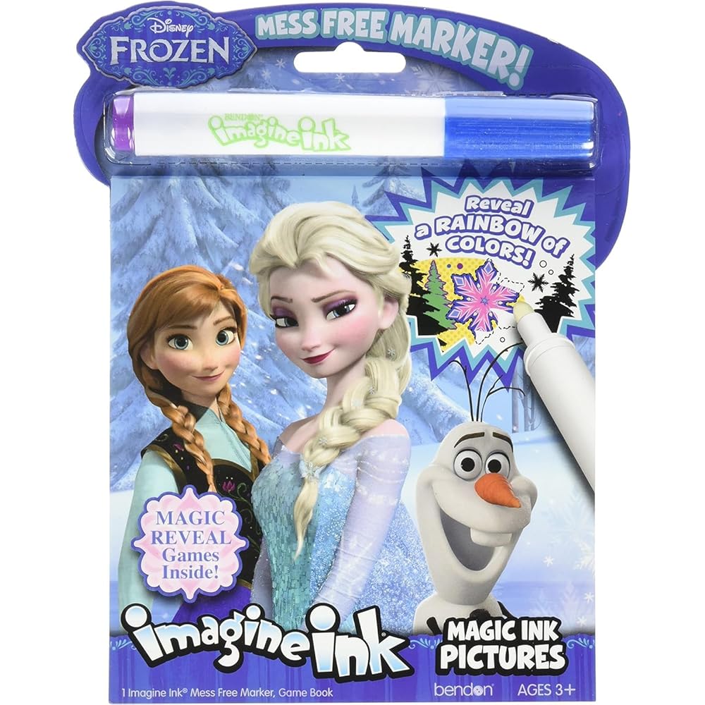 Disney Frozen Imagine Ink Magic Ink Pictures Bendon 10988