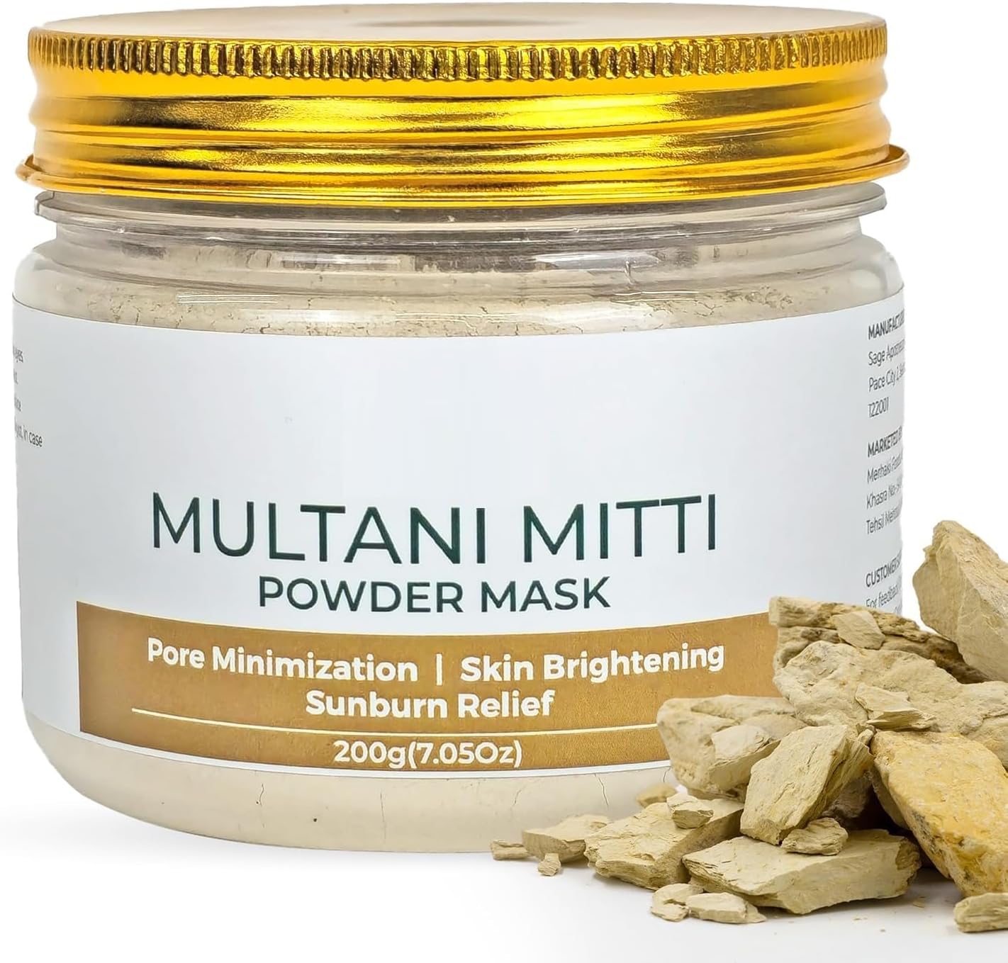 GB MUL.Tani Mi.tti Fo.r FA.ce - 200gm | MUL.Tani Mi.tti Pow.der for Face & Hair
