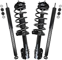 Vista 130 de Detroit Axle - Amortiguadores de muelles helicoidales RWD para Dodge Charger 2012-2020, 2012-2019 Challenger 2 Amortiguadores delanteros completos
