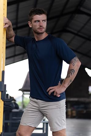 Gaiatiger 3/5 Pack Gym Shirts Men Quick Dry Running Tops for Men | Breathable Sport T Shirts Moisture Wicking Workout Training Short Sleeve Tops