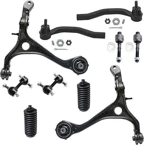 Miniatura 140 de Detroit Axle - Kit de suspensión frontal de 10 piezas para Ford Ranger Mazda B2300 B2500 B3000 B4000, 2 brazos de control superiores, 2 rótulas
