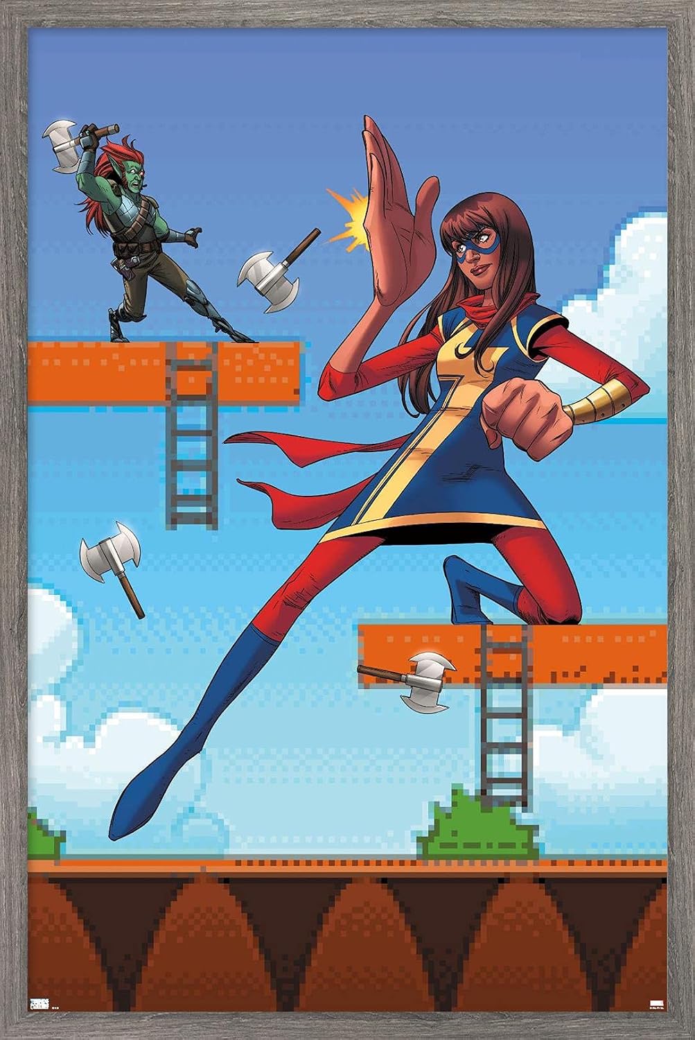 Trends International Marvel Comics Ms. Marvel - Ms. Marvel #15 Wall Poster, 34L x 22.4W, Premium Unframed Version