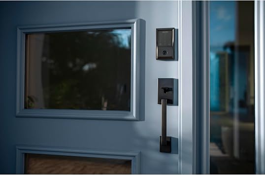 SCHLAGE Smart WiFi Deadbolt Matte Black