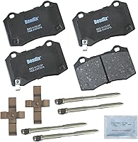 Vista 236 de Bendix Priority1 CFC154 - Juego de pastillas de freno de disco para Avanti II, Century, LeSabre, Regal, Riviera, chasis comercial, DeVille