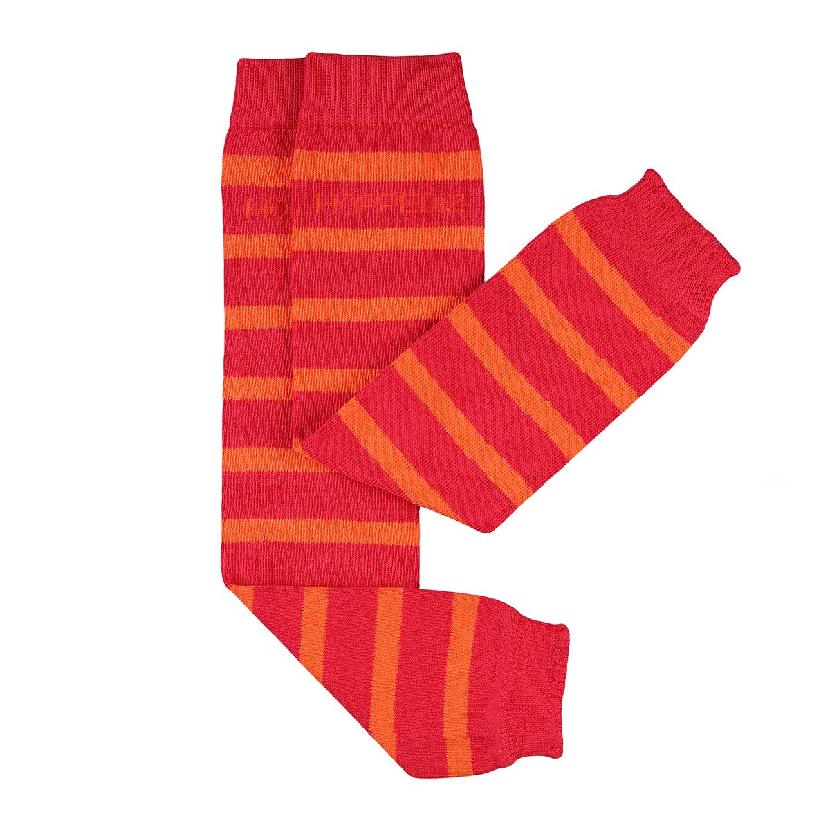 Hoppediz - Scaldamuscoli in Cotone Biologico, Colore: Rosso/Arancione