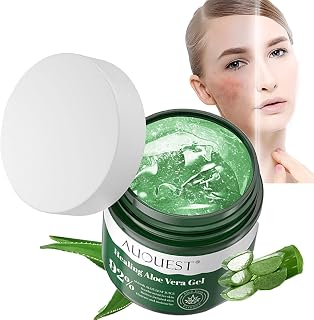 5 Pcs Aloe Vera para o Rosto,Gel orgânico aloe vera para todos os tipos pele | Gel pós-sol feito aloe vera para cura, hidratação profunda, clareamento hidratante, fácil