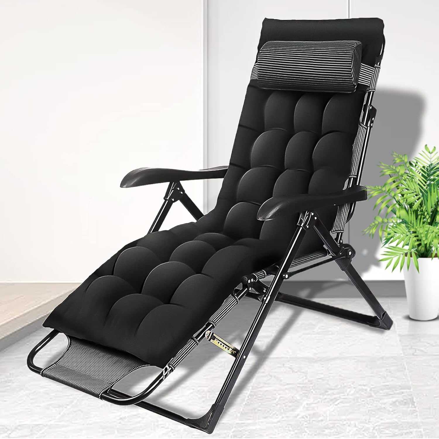 2022 silla plegable tumbona de jardín plegable cama individual plegable Siesta silla plegable al aire libre silla de playa acompañante cama oficina almuerzo almuerzo jardín tumbona