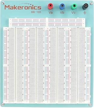 Makeronics 3220 Tie-Points Solderless Breadboard Blue
