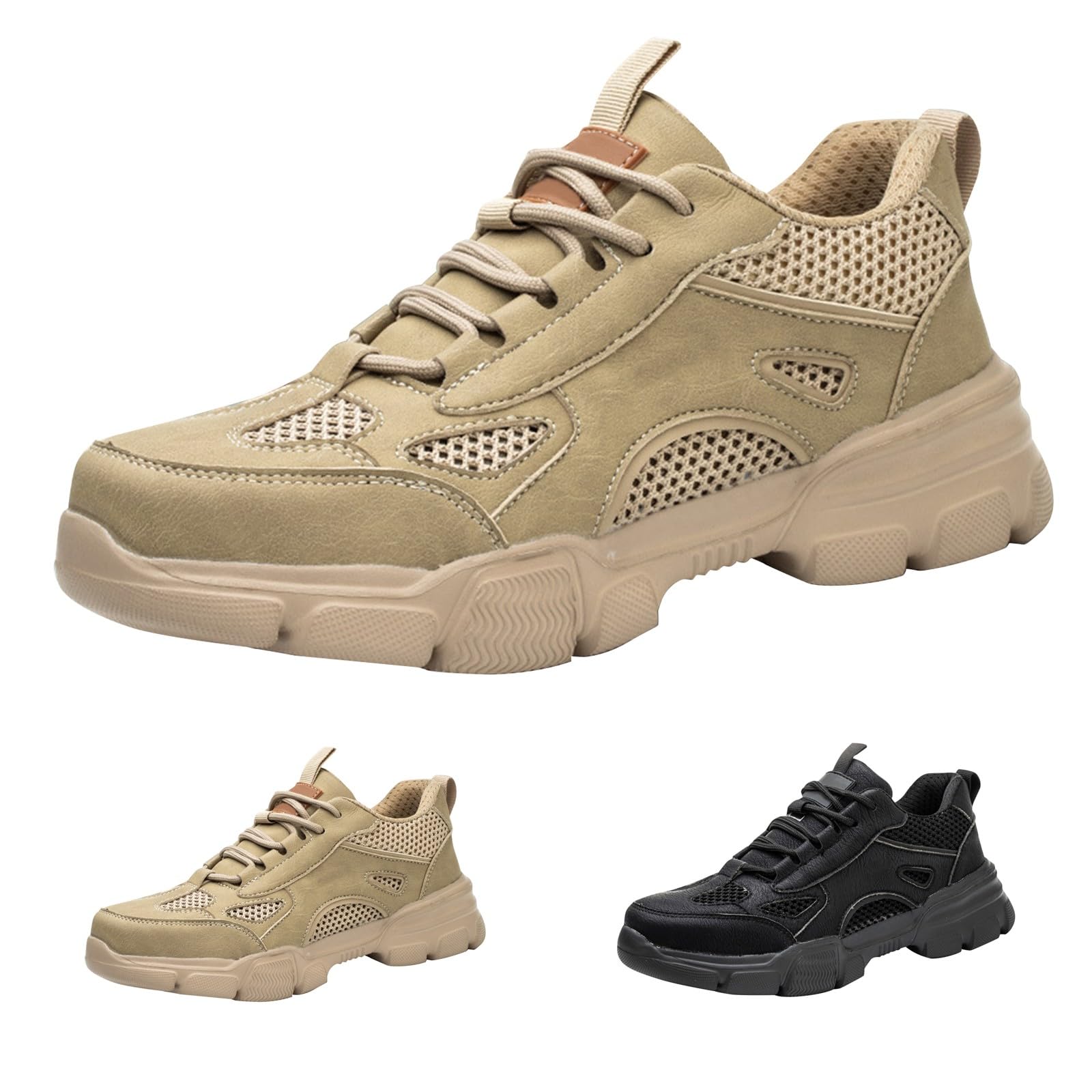 Zapatillas Hombre Suela Gruesa Zapatillas Con Cordones Zapatos