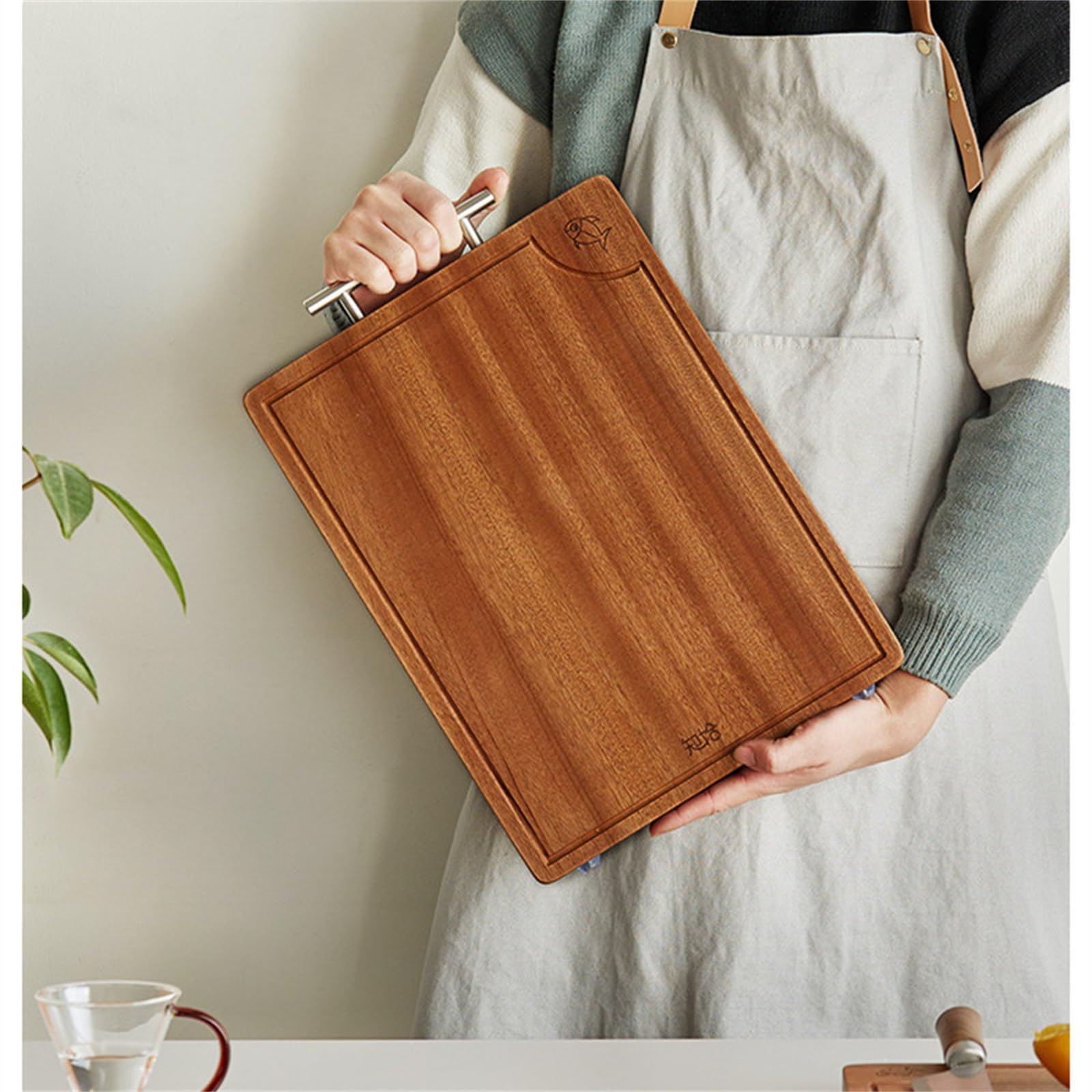 SUPOR 木製まな板 40x28x2.5cm : まな板 木製まな板 木製まな板 ホーム