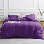 SASTTIE Duvet Cover Queen, 3-Piece Prewashed Ultra Soft Queen Bedding Set - Features Zipper Closure and Corner Ties, Includes 1 Duvet Cover 90x90 Inch & 2 Pillowcases, No Comforter, Light Blue