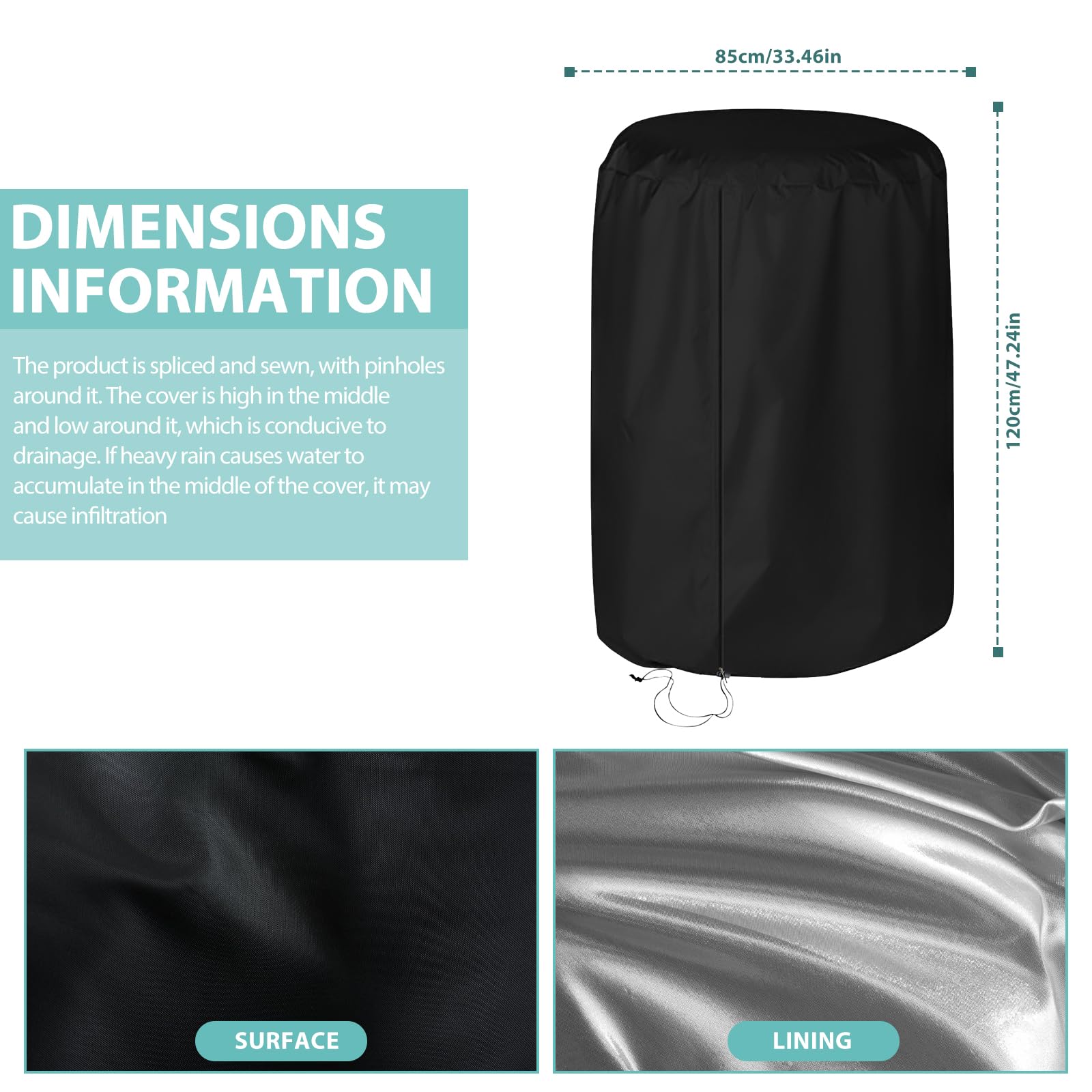 Copertura Universale Per 4 Pneumatici - Sacco Impermeabile Antipolvere Per Garage E Magazzino