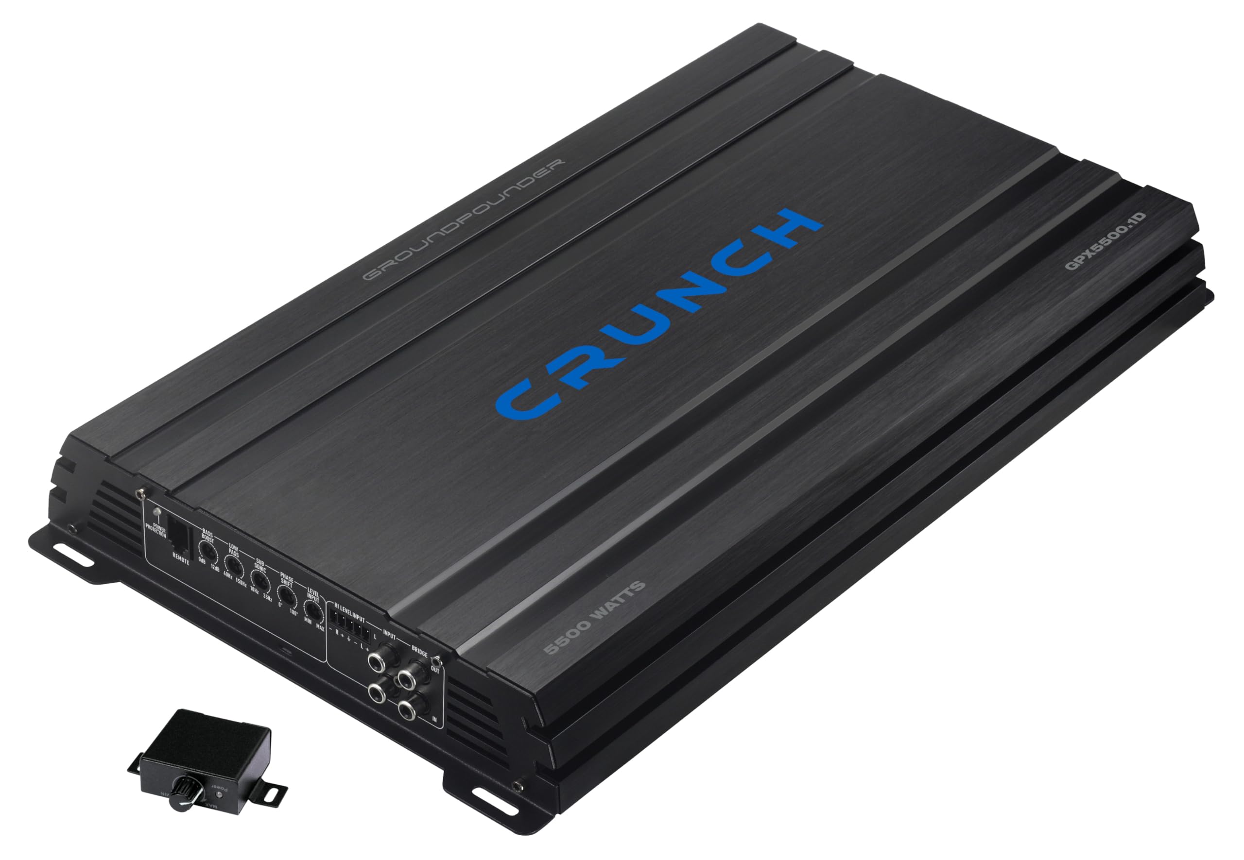 CRUNCH GPX5500.1D - Class D Digital Mono Verstärker mit 5500 W max | mit Master/Slave Funktion | GROUNDPOUNDER AMPLIFIERS | CRUNCH Car Audio unlimited