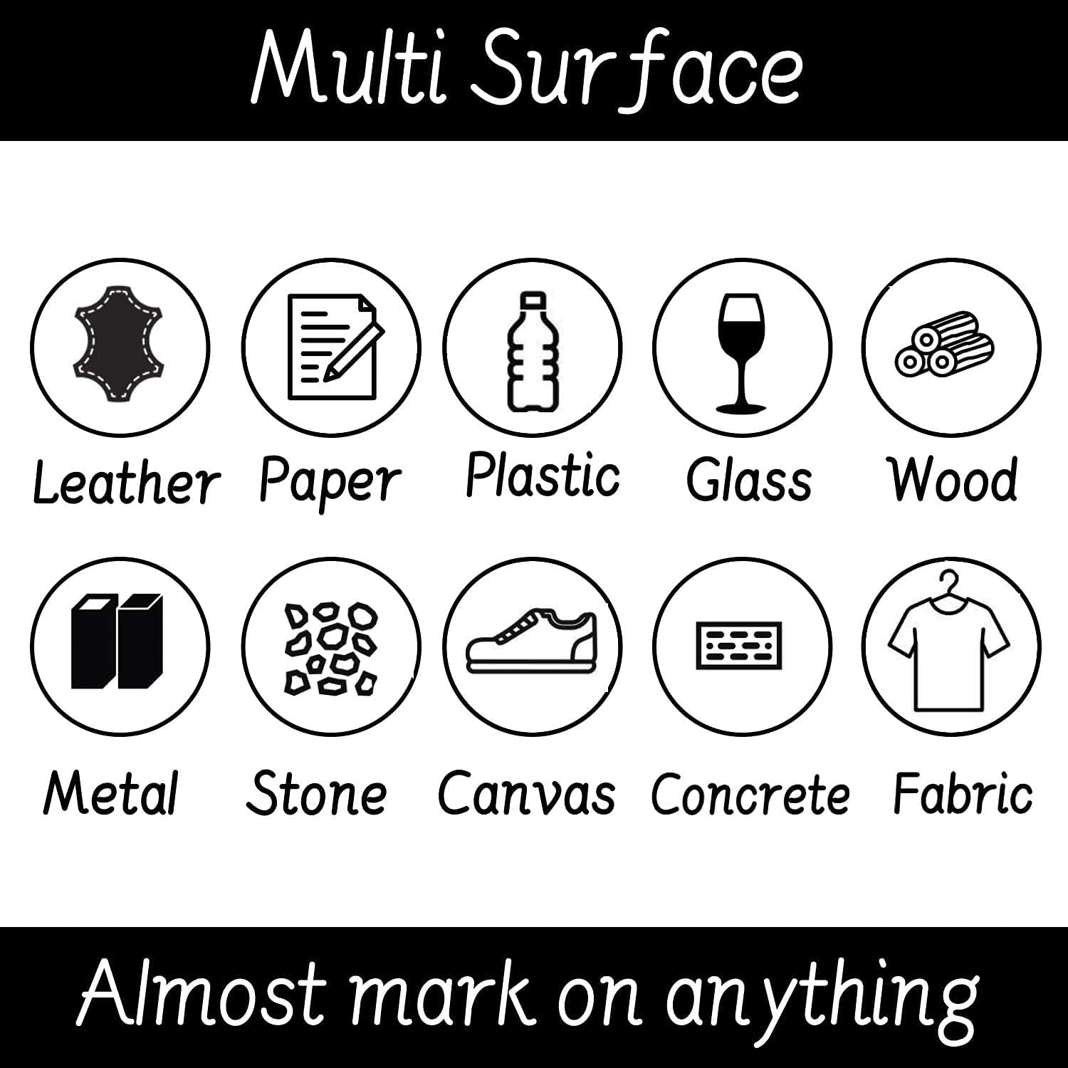Enamel Paint Marker | MPD-X | Durable Markings for Extreme Conditions | (14) Colors | (4) Styles | (4) Sizes (Full Set - 7 colors, Bold)