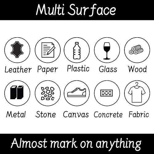 Miniatura 4 de Marcador de pintura esmaltada de ventaja competitiva MPD  Permanente Impermeable Resistente a los rayos UV