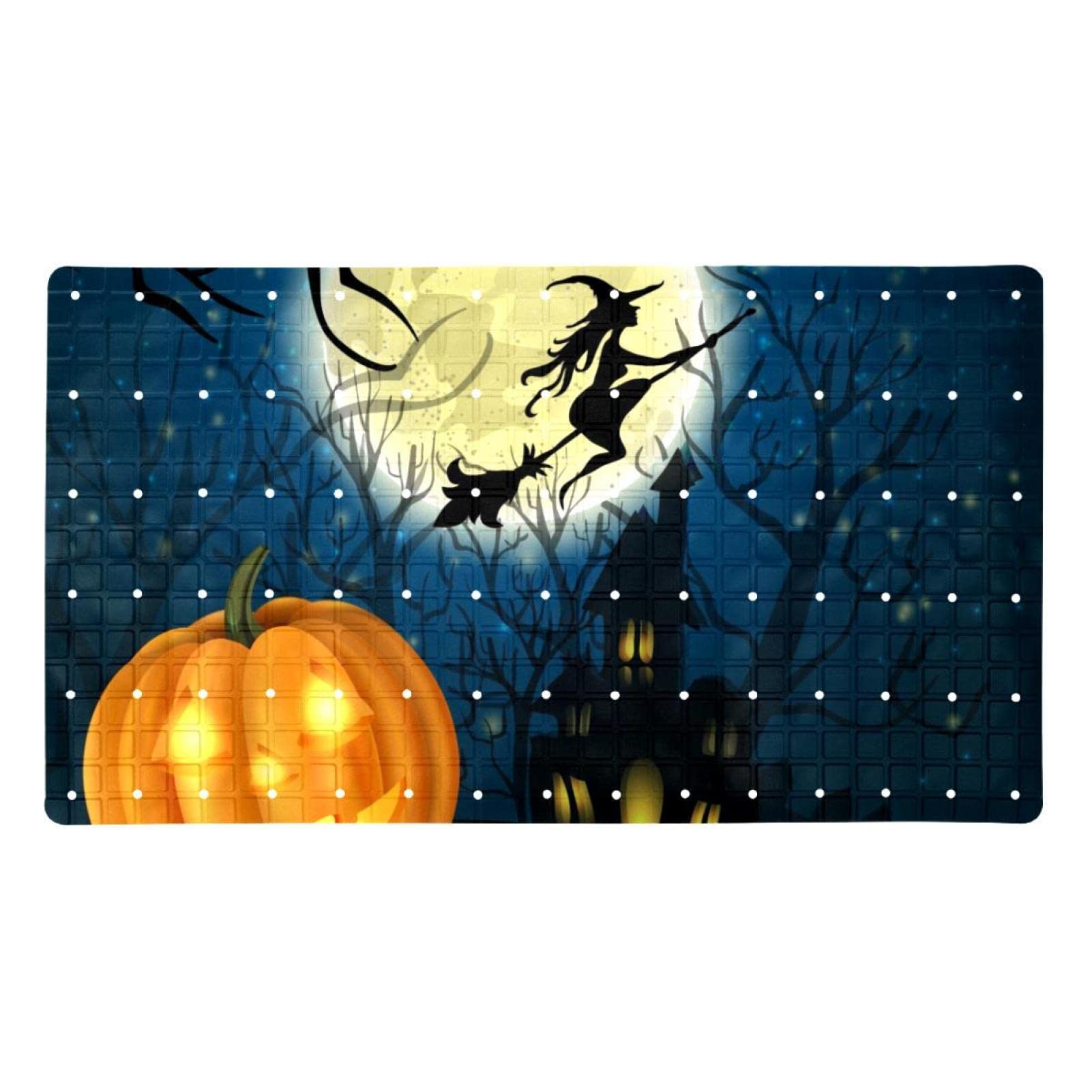 Tapis de baignoire Halloween pour sécuriser la salle de bain des enfants en automne