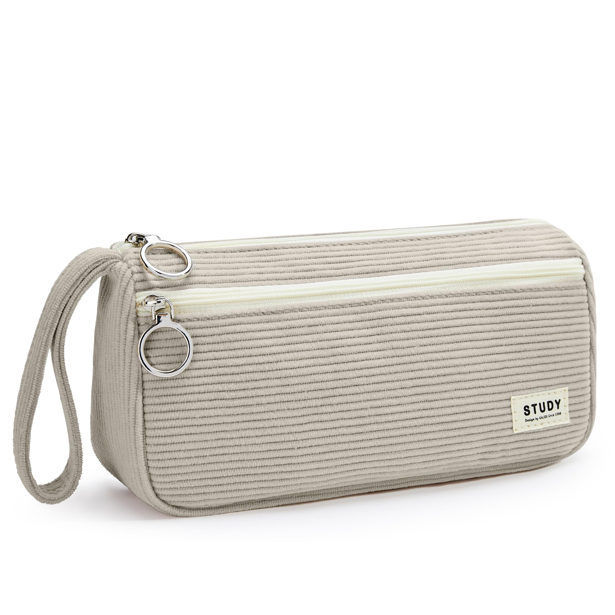 KALIDI Mäppchen Federmäppchen Mädchen Teenager Stiftetasche Stiftemappe Cord-Stoff Federtasche Pencil Case Schulmäppchen für Schule, College, Arbeit