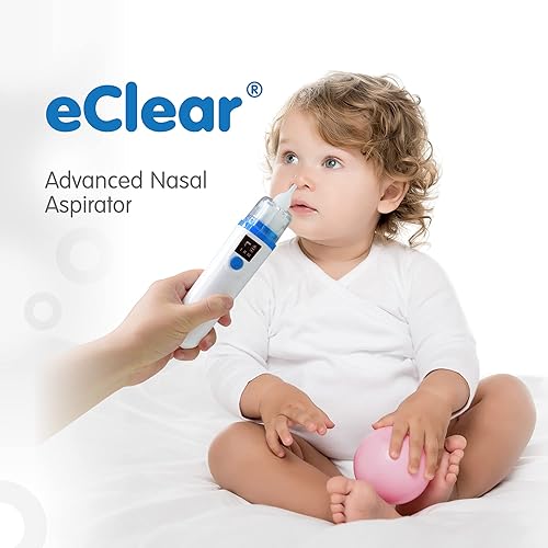 Miniatura 2 de Elepho eClear Aspirador nasal avanzado para bebés. Fácil de usar con tecnología de protección contra desbordamiento. Múltiples ajustes de succión
