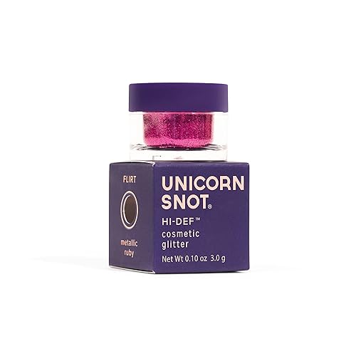 Unicorn Snot Purpurina cosmética holográfica de alta definición, purpurina facial y corporal, maquillaje de sombra de ojos con purpurina, vegano y