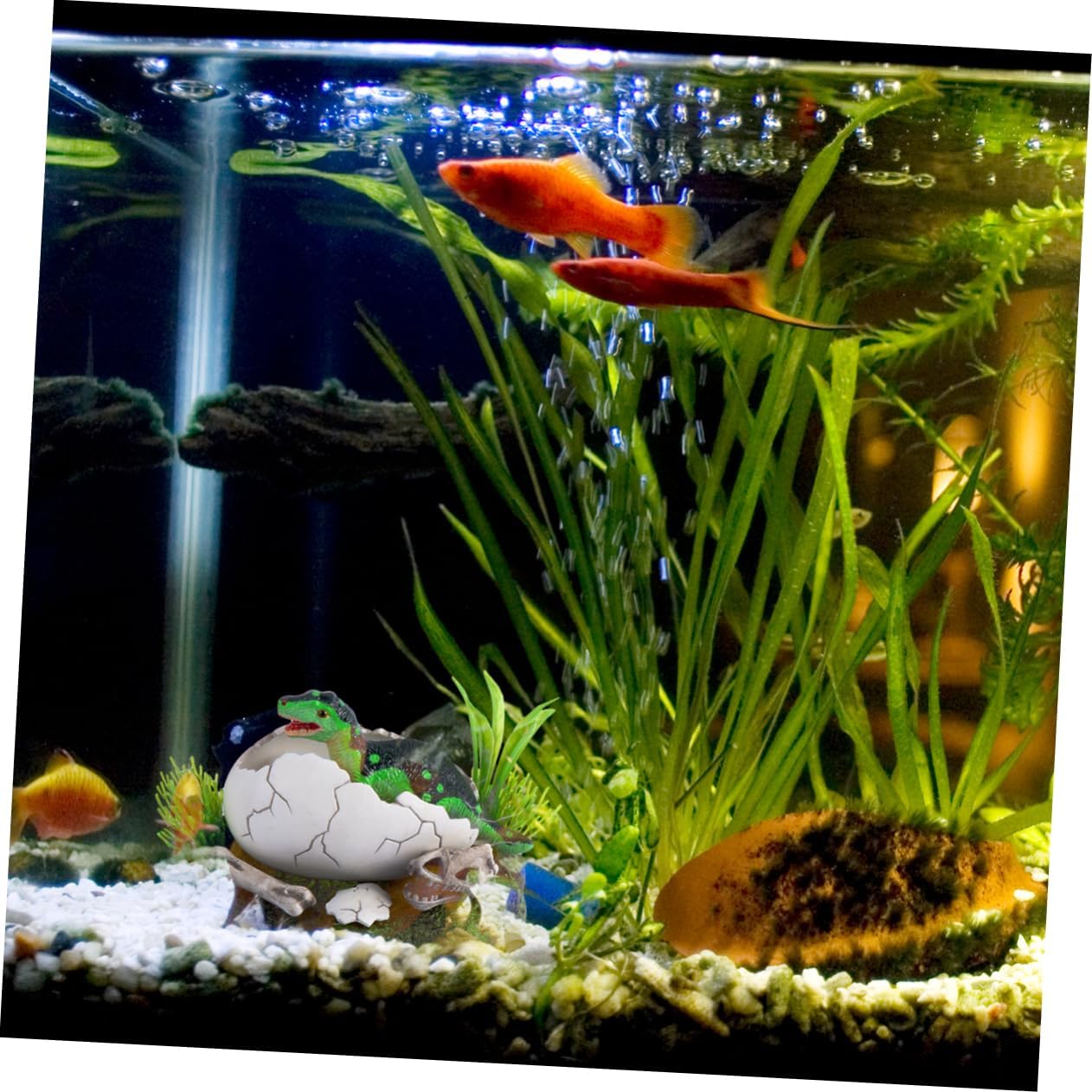 3pcs Fish Tank Landscaping Fish Tank Decorations Artificial Aquarium Decorations Aquarium Landscape Ornament Dinosaur Figurines Fish Tank Dinosaur Decoration P