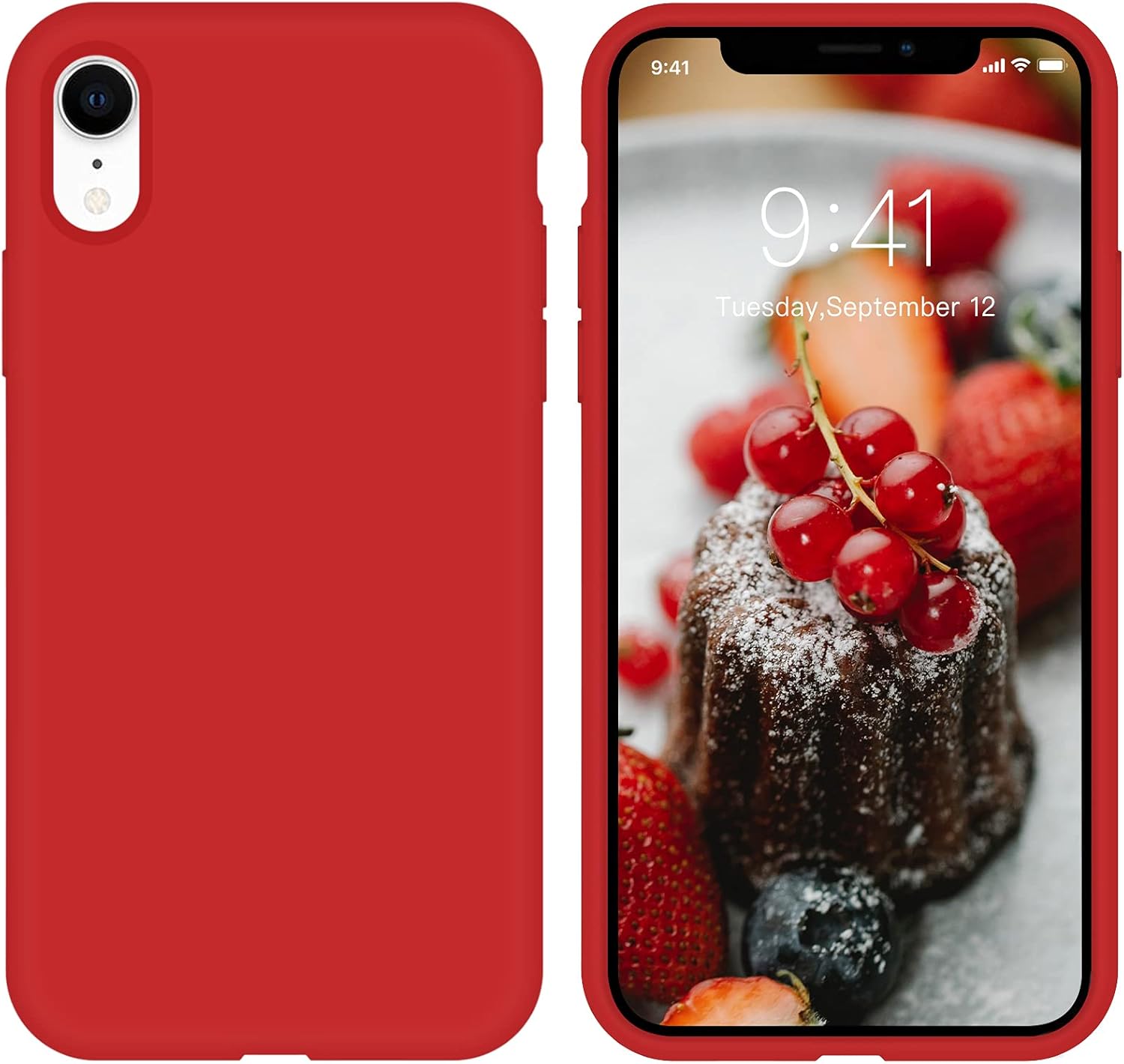 ZVastt iPhone XR Case, iPhone XR Phone Case Liquid Silicone