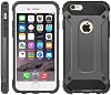 iPhone 6 Case, iPhone 6S Cover, Military-Duty Case - Impact Resistant Hybrid Heavy Duty [armor case] Dual Layer Armor Hard Plastic And Bumper Protective [SHOCKPROOF] Case (BLACK)