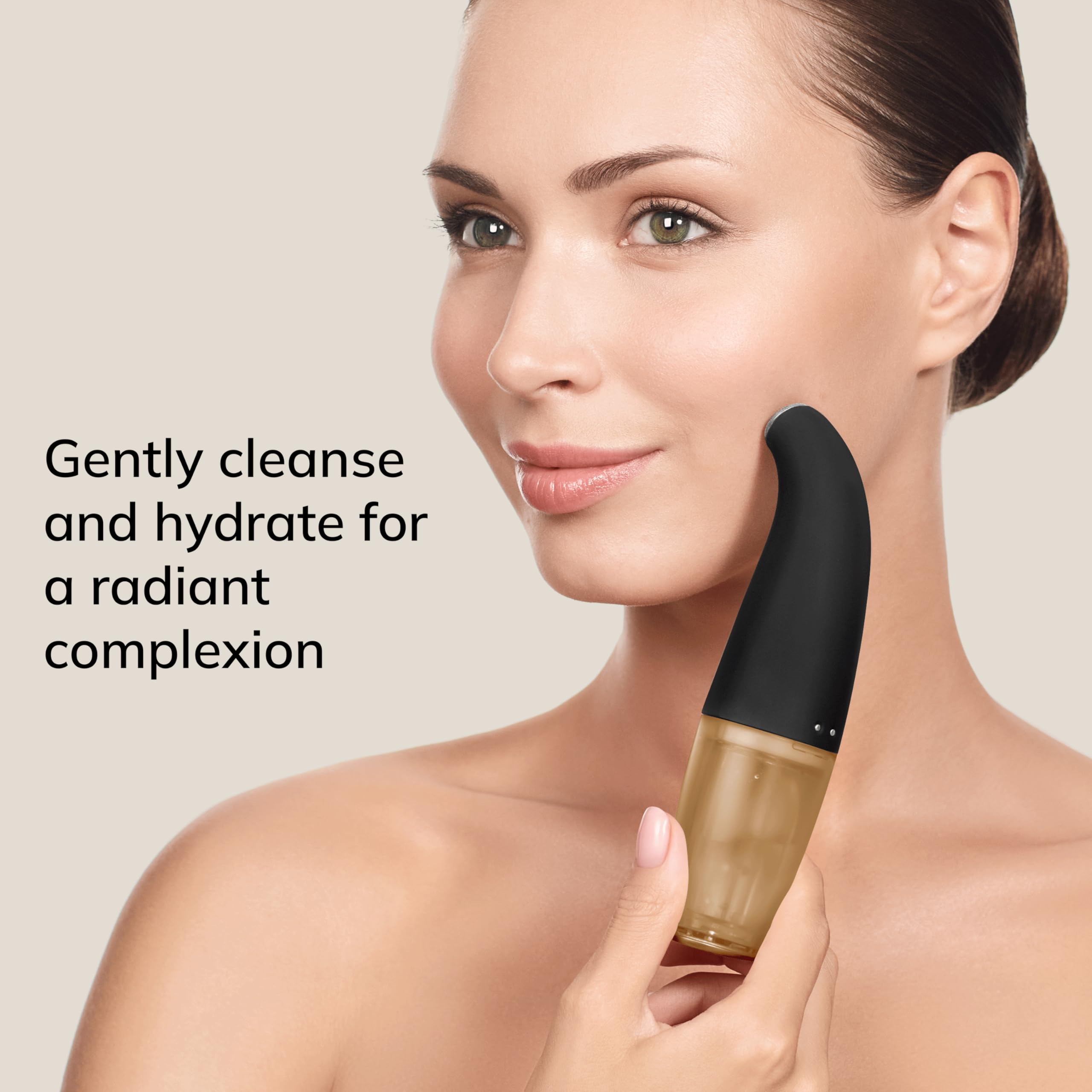 GESKE SmartAppGuided™ Aqua-Stream Face Cleanser | 8 in 1 | Porentiefe Reinigung | Beugt Unreinheiten vor | Reduziert Rötungen & trockene Haut | Verwendung mit der Aqua-Stream Solution