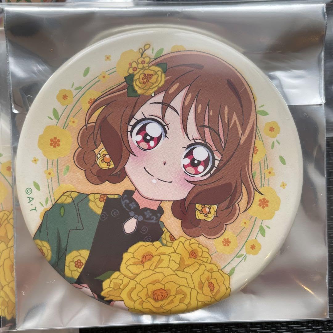 デリシャスパーティ♡プリキュア 華満らん キュアヤムヤム 缶バッジ