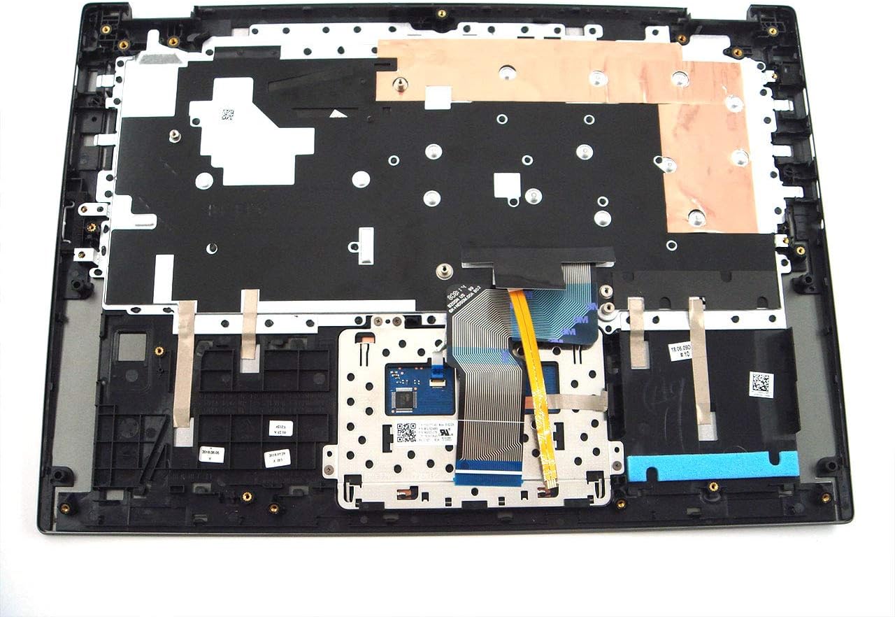 Genuine Parts for Lenovo ideapad Yoga 520-14IKB Palmrest Upper case with us Backlit Keyboard for No Fingerprint Black 5CB0N67525