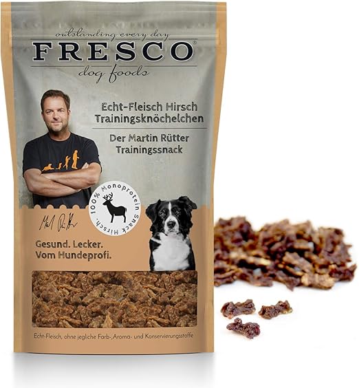 Fresco I Martin Rütter Trainingssnack I Hirsch I 150g : Amazon.de: Haustier