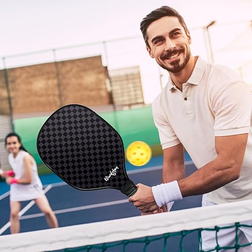 Miniatura 5 de Juego de 2 o 4 palas de pickleball con bolas de pickleball y bolsa  Las raquetas están hechas según los estándares USAPA  Fibra de carbonofibra de