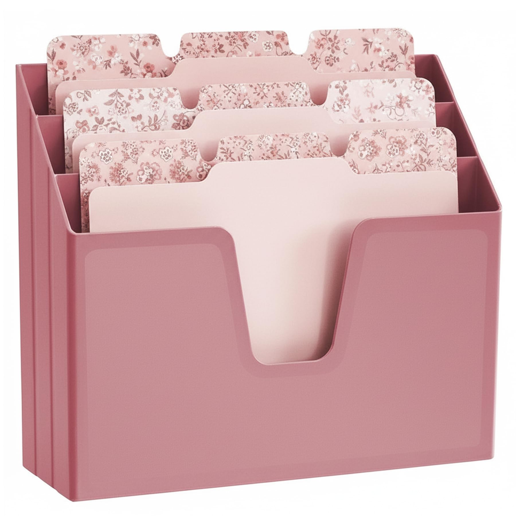 Acrimet Horizontal Trieur Organisateur de Document A4 (Plastique) (Couleur Rose)