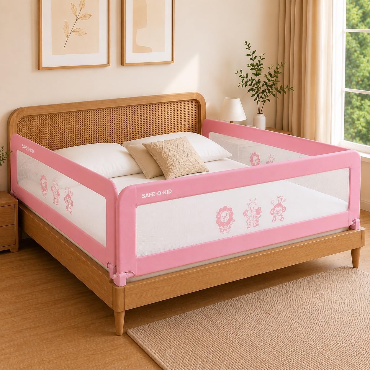 Safe-O-Kid Bed Rail Guard - Baby Safety -21