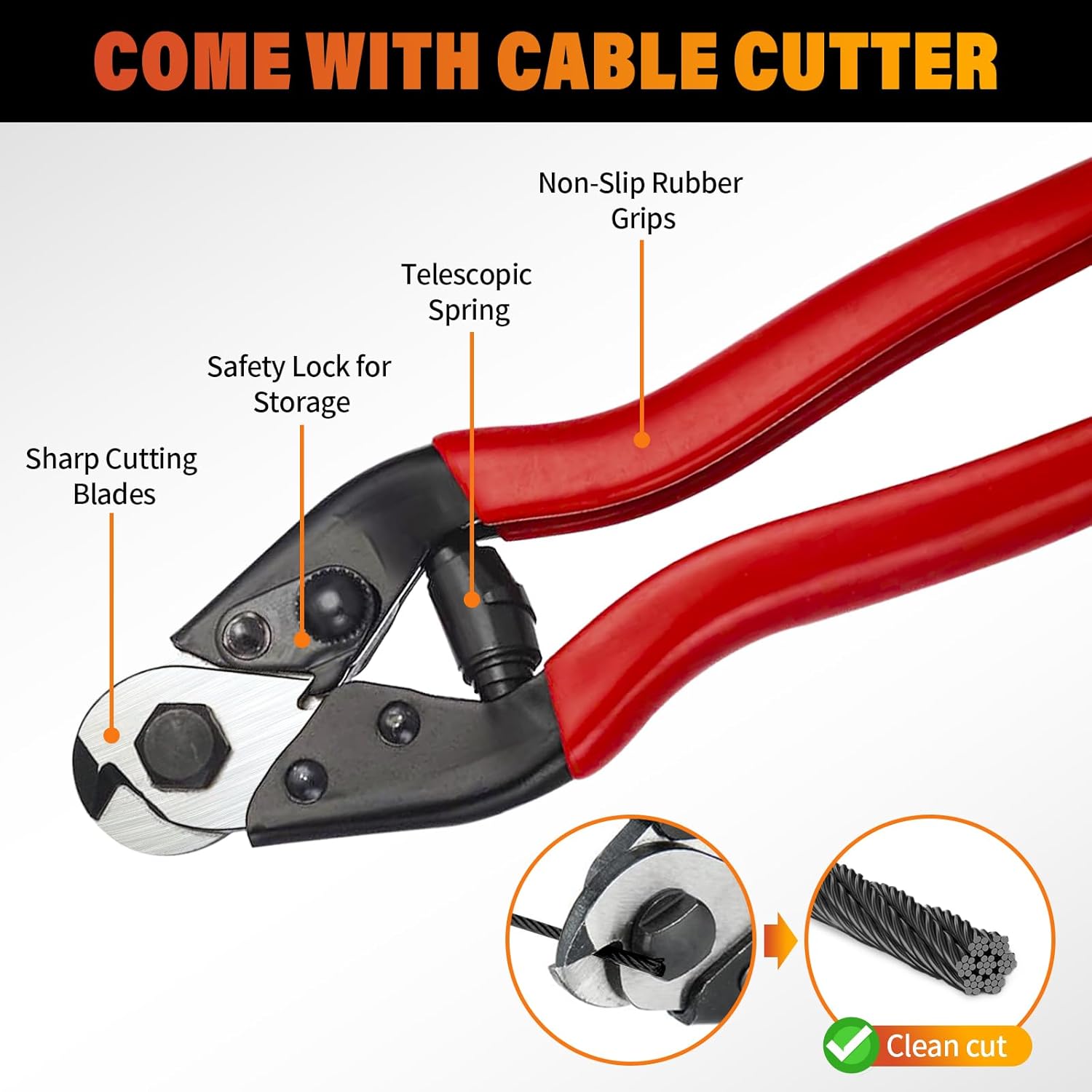 Black Stainless Steel Cable for Railing - 500FT 1/8" T316 Wire Rope for Deck Cable Railing System Kit