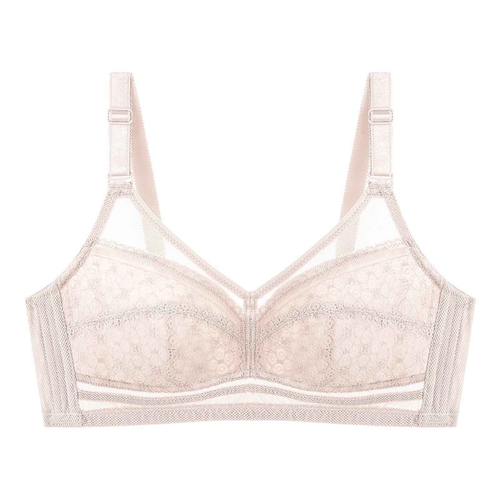 Bralette Bralette - Brasier acolchado inalámbrico para mujer, sujetador básico para uso diario, cómodo y convertible (color: